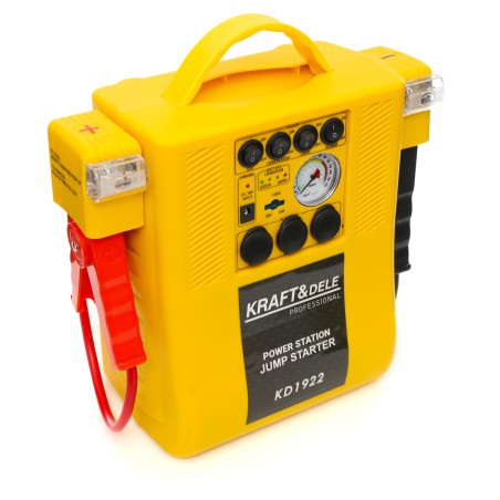 Jump starter 4W1 - urządzenie wielofunkcyjne - rozruch, kompresor, latarka KD1922