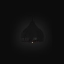 Plafonnier suspension luminaire Elprecious E27 couleur noir-bronze D17x112cm