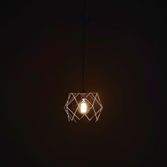 Plafonnier  suspension luminaire  Å27 en coloris blanc D30x80cm