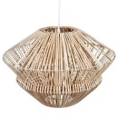Plafonnier suspension luminaire   Å27 beige D44x31cm