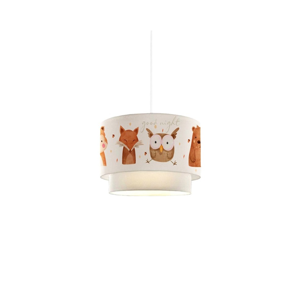 Plafonnier suspension luminaire pour enfant E27 blanc-rouge carrelage D30x20cm Plafonnier suspension luminaire pour enfant E27 blanc-rouge carrelage D30x20cm