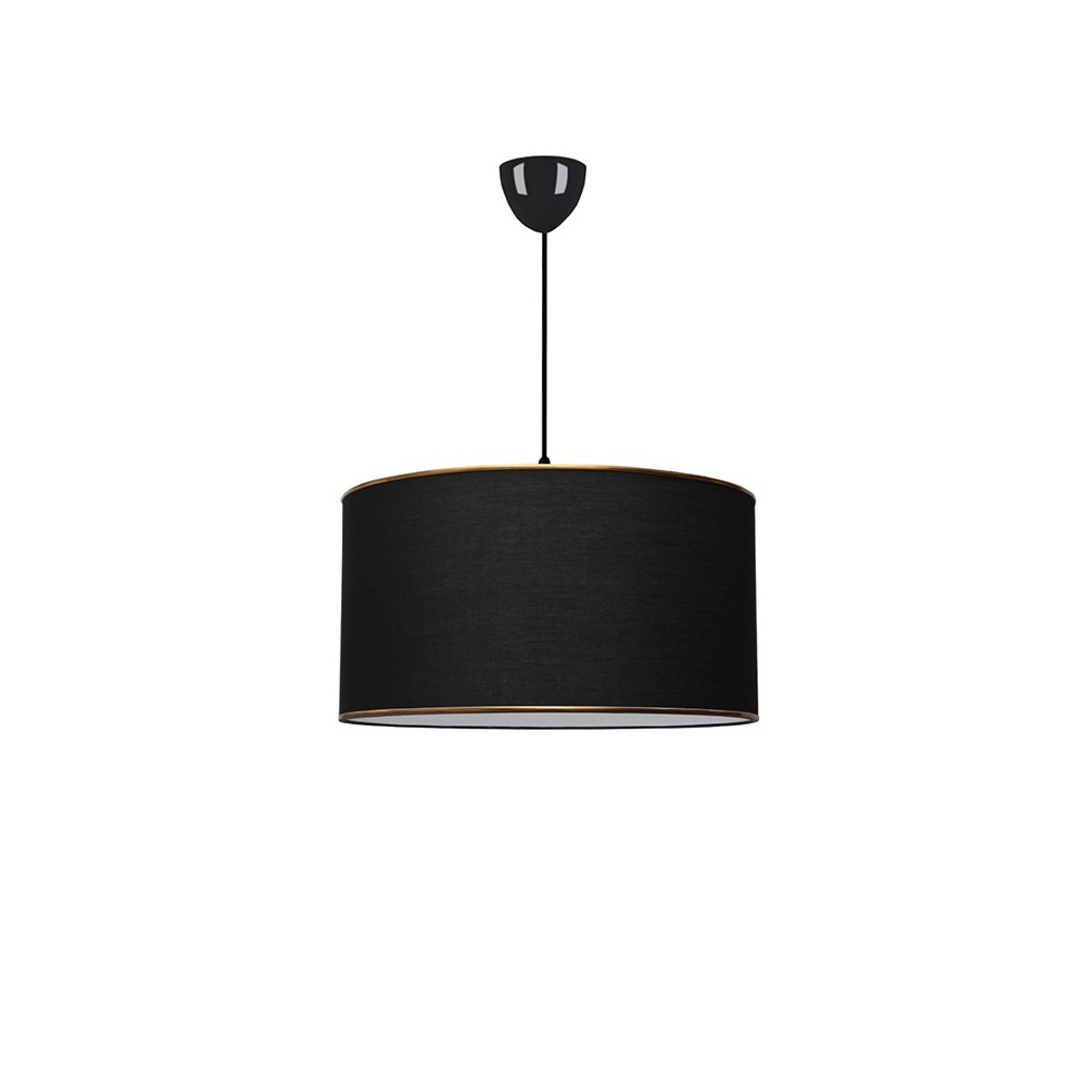 Plafonnier suspension luminaire E27 Noir D38x21cm Plafonnier suspension luminaire E27 Noir D38x21cm