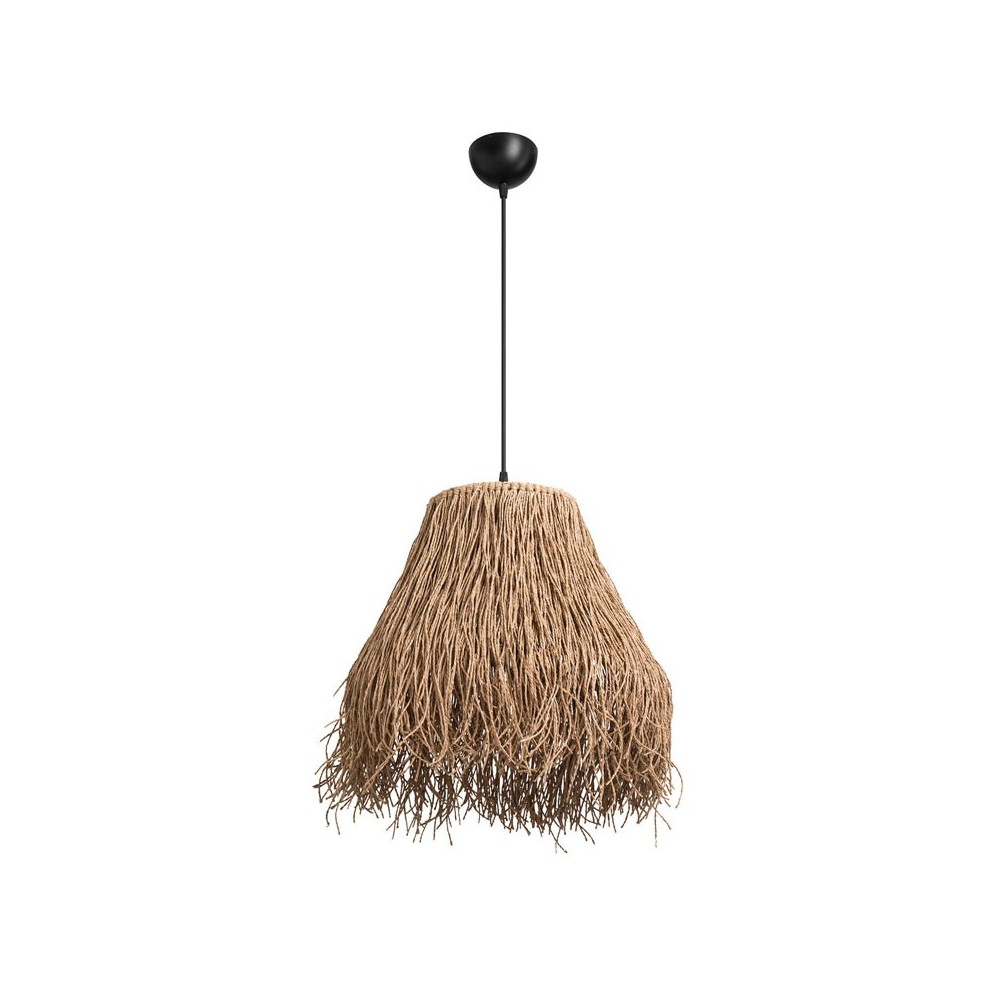 Plafonnier suspension luminaire Å27 marron D36.5x90cm Plafonnier suspension luminaire Å27 marron D36.5x90cm