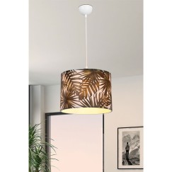 Plafonnier suspension luminaire Å27 multicolore D28x65cm