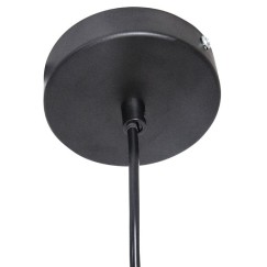 Plafonnier suspension luminaire Jily E27 naturel D29x117cm