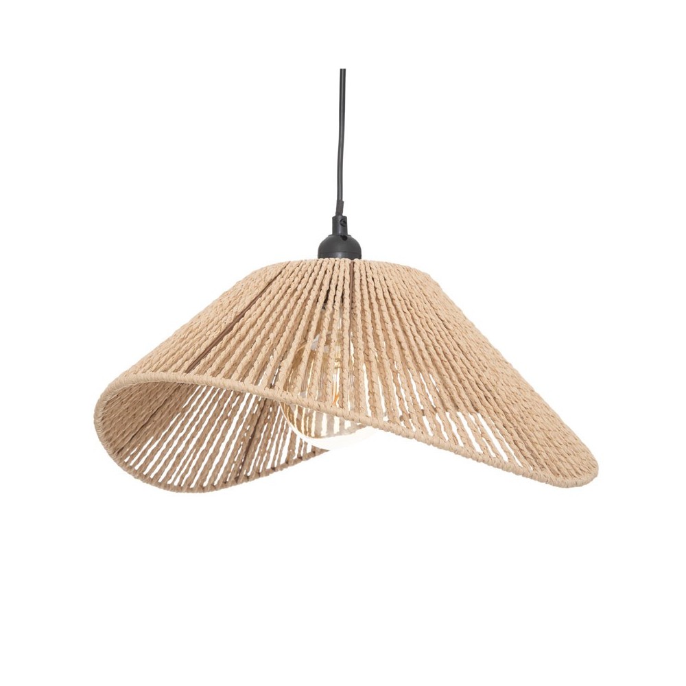 Plafonnier suspension luminaire e27 40W beige 45x40x17cm Plafonnier suspension luminaire e27 40W beige 45x40x17cm