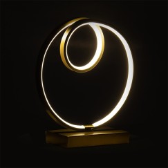 Plafonnier suspension luminaire  LED 3000K couleur dorée 80x40x67cm