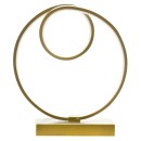 Plafonnier suspension luminaire  LED 3000K couleur dorée 80x40x67cm