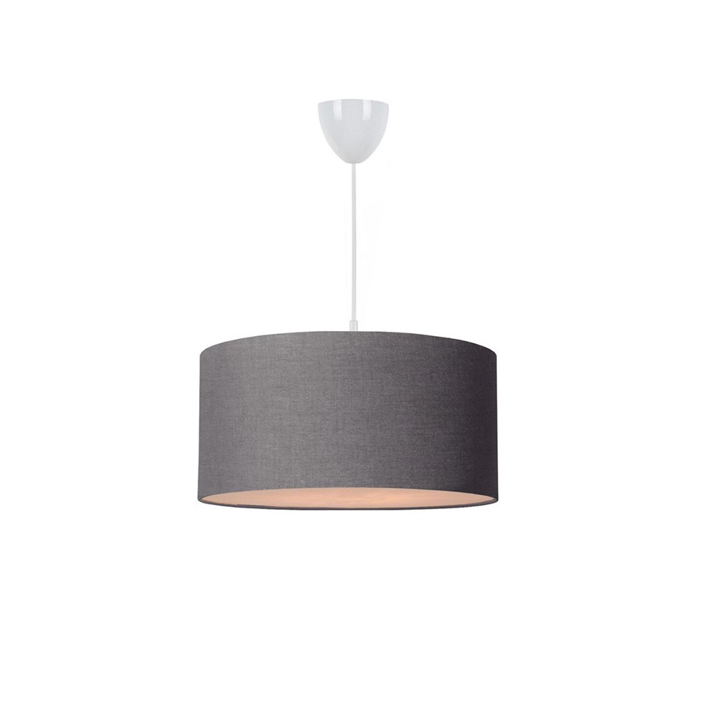 Plafonnier suspension luminaire E27 gris foncé - marron D38x70cm Plafonnier suspension luminaire E27 gris foncé - marron D38x70cm
