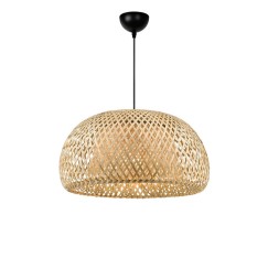 Plafonnier suspension luminaire beige-vert D38x80cm