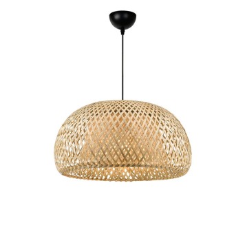 Plafonnier suspension luminaire beige-vert D38x80cm