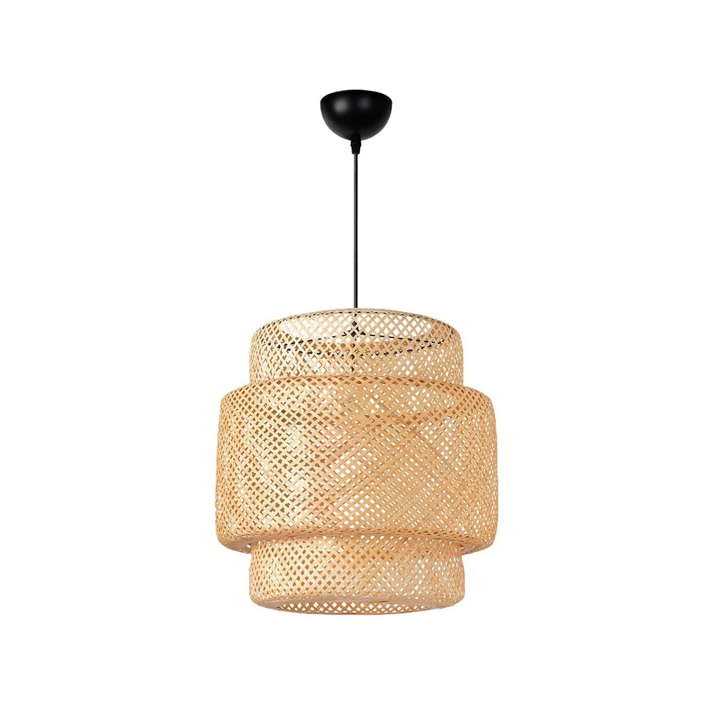 Plafonnier suspension luminaire Polto beige D40x100cm Plafonnier suspension luminaire Polto beige D40x100cm