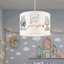 Plafonnier suspension luminaire enfant Tally multicolore D30x20cm