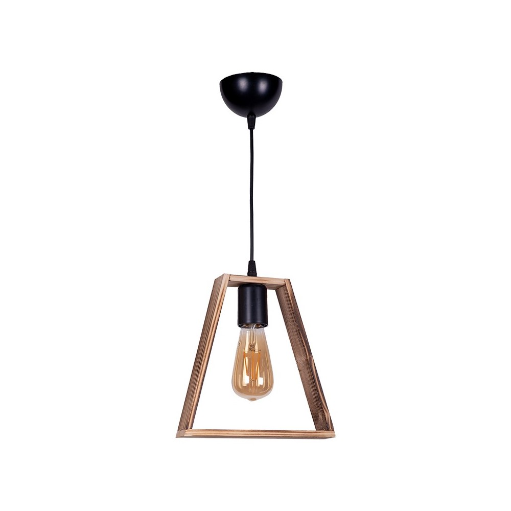 Plafonnier suspension luminaire bois marron 25x4x96 cm Plafonnier suspension luminaire bois marron 25x4x96 cm