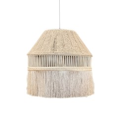 Plafonnier suspension luminaire naturel 31x71 cm