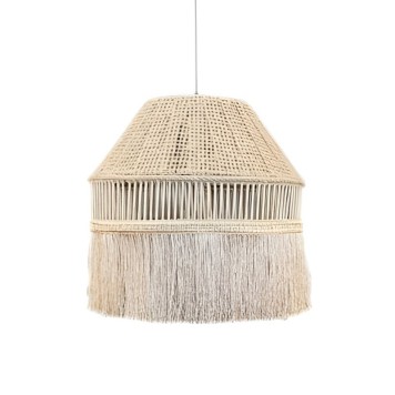 Plafonnier suspension luminaire naturel 31x71 cm