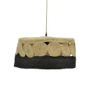 Plafonnier suspension luminaire en jute 50x115 cm