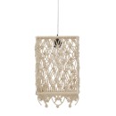 Plafonnier suspension luminaire corde 30x22x110 cm