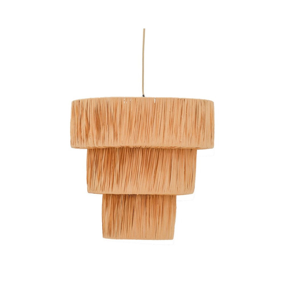 Plafonnier suspension luminaire papier tressé 40x120 cm Plafonnier suspension luminaire papier tressé 40x120 cm