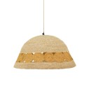 Plafonnier suspension luminaire jute 50x110 cm