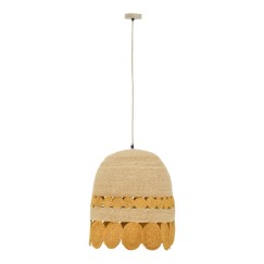Plafonnier suspension luminaire jute 50x125 cm
