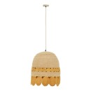Plafonnier suspension luminaire jute 50x125 cm