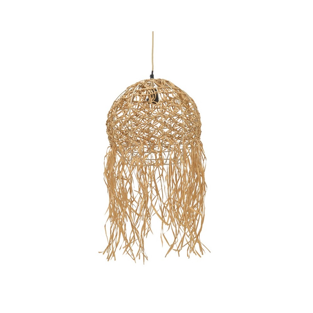Plafonnier suspension luminaire papier tressé 40x110 cm Plafonnier suspension luminaire papier tressé 40x110 cm