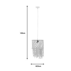 Plafonnier suspension luminaire 25x100 cm