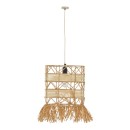 Plafonnier suspension luminaire en jute  30x110 cm