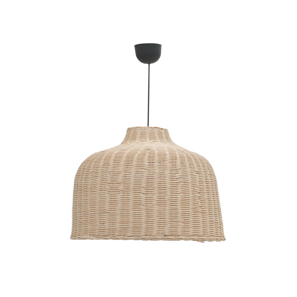 Plafonnier suspension luminaire en rotin abat jour 60x99cm Plafonnier suspension luminaire en rotin abat jour 60x99cm