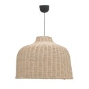 Plafonnier suspension luminaire en rotin abat jour 60x99cm