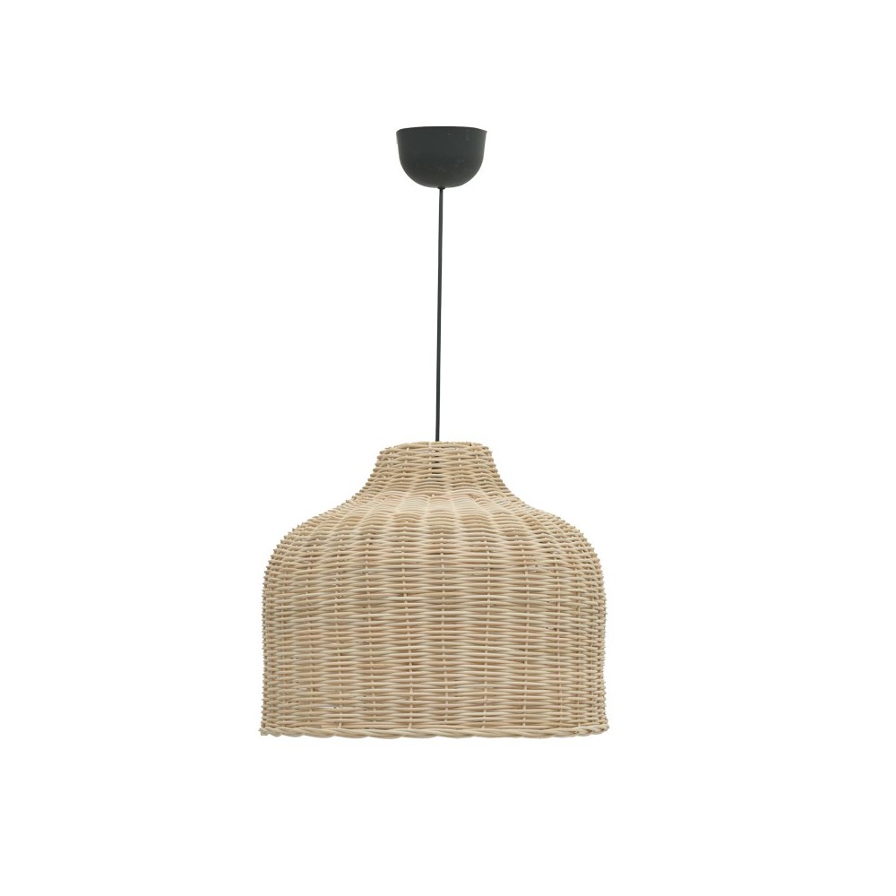 Plafonnier suspension luminaire en rotin abat jour 42x89cm Plafonnier suspension luminaire en rotin abat jour 42x89cm