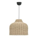 Plafonnier suspension luminaire en rotin abat jour 42x89cm