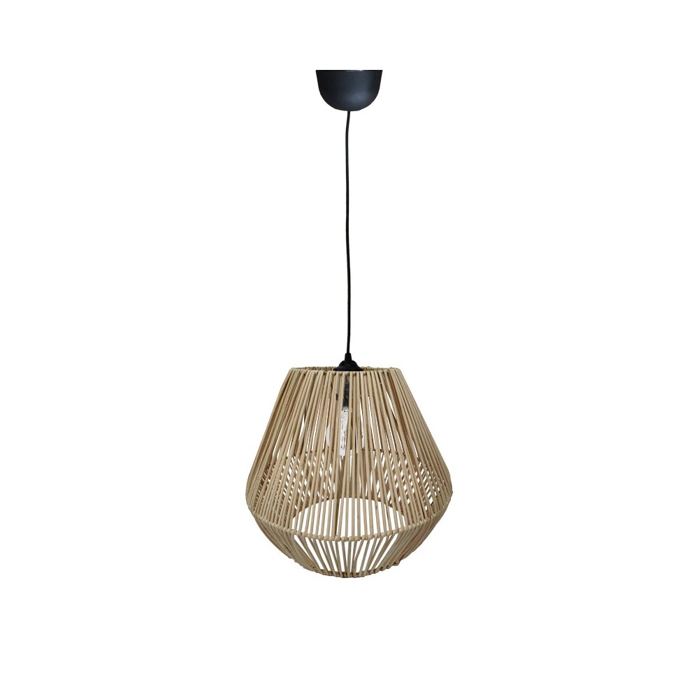 Plafonnier suspension luminaire en osier 25x84 cm Plafonnier suspension luminaire en osier 25x84 cm