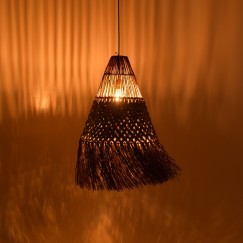 Plafonnier suspension luminaire abat jour 50x50x70 cm