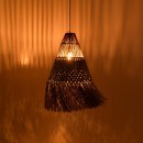 Plafonnier suspension luminaire abat jour 50x50x70 cm