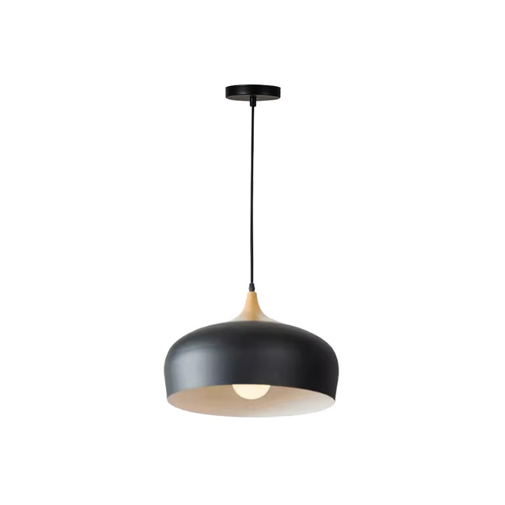 Plafonnier suspension luminaire métal noir 35x29 cm Plafonnier suspension luminaire métal noir 35x29 cm