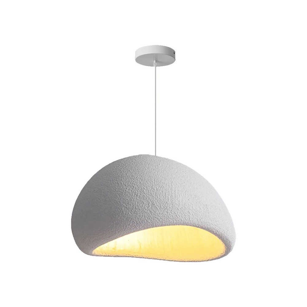 Plafonnier suspension luminaire gris clair 50x28 cm Plafonnier suspension luminaire gris clair 50x28 cm