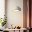 Plafonnier suspension luminaire gris clair 50x28 cm
