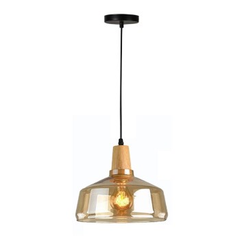 Plafonnier suspension luminaire en verre 24x19 cm
