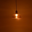 Plafonnier suspension luminaire en verre 24x19 cm