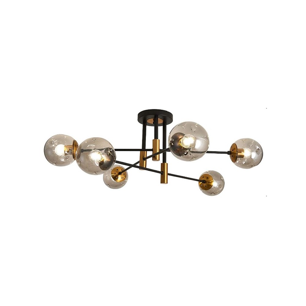 Plafonnier suspension luminaire multi-lumières 76x30 cm Plafonnier suspension luminaire multi-lumières 76x30 cm