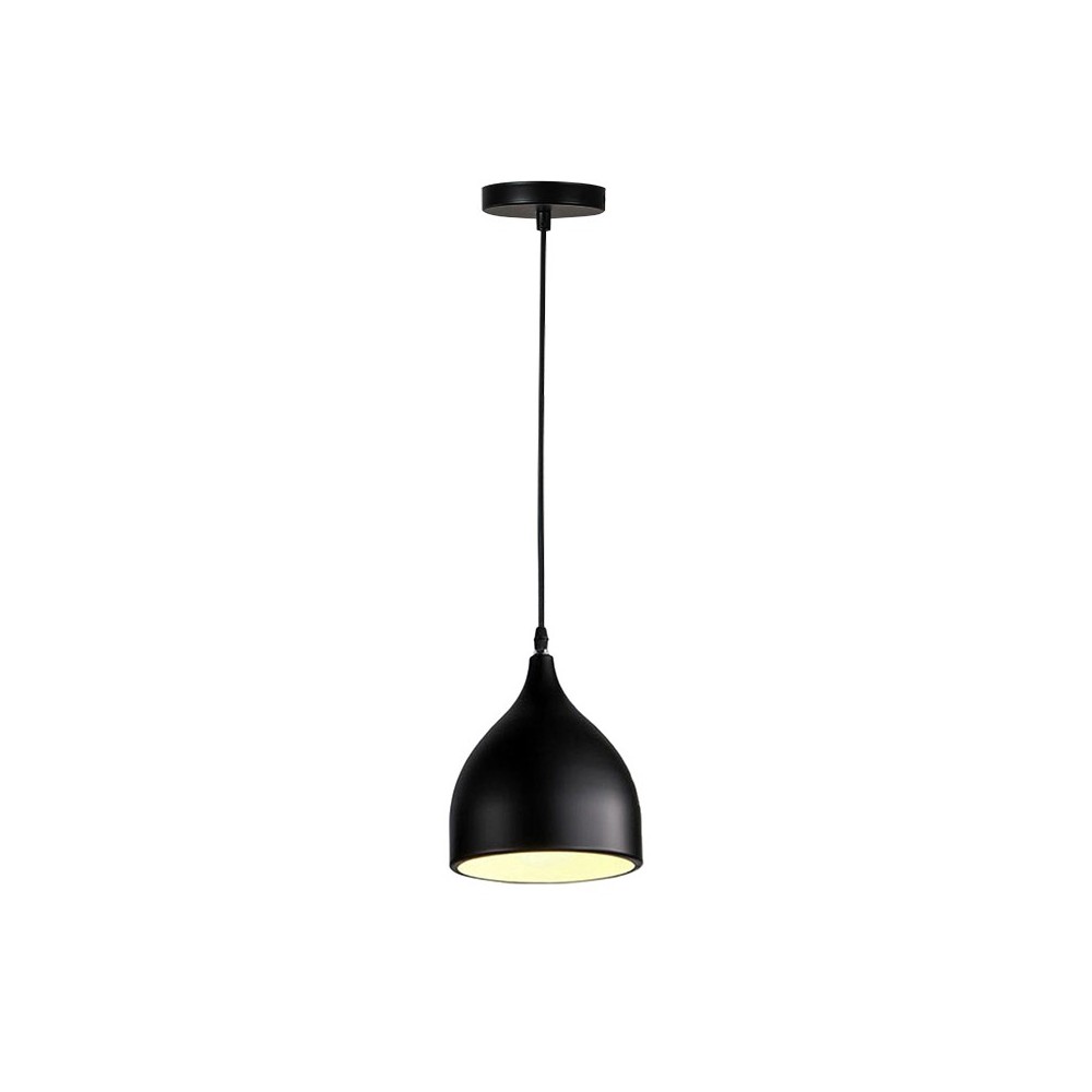 Plafonnier suspension luminaire métal noir 17x20 cm Plafonnier suspension luminaire métal noir 17x20 cm