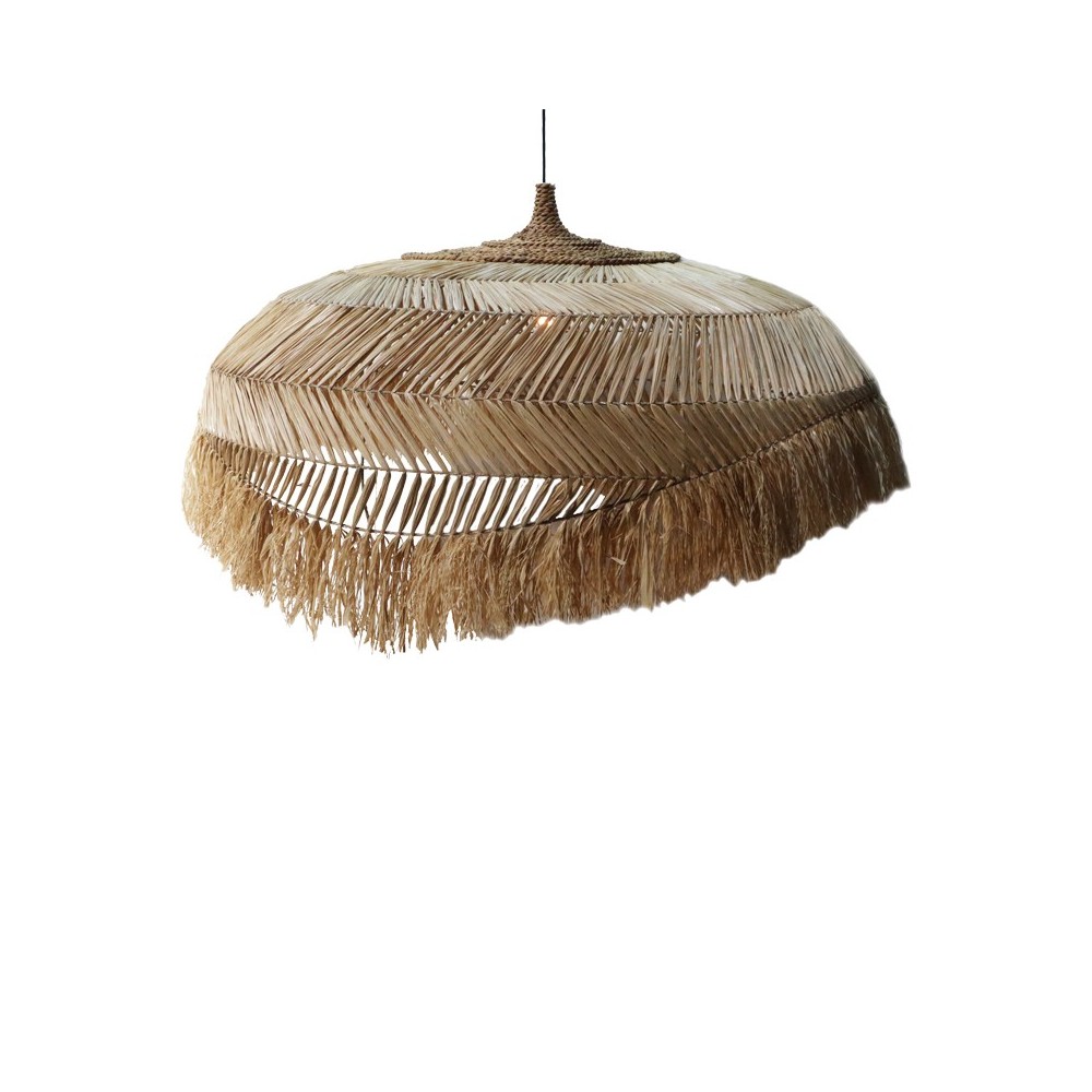 Plafonnier suspension luminaire en sisal 110x65 cm Plafonnier suspension luminaire en sisal 110x65 cm