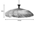 Plafonnier suspension luminaire 110x48 cm