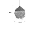 Plafonnier suspension luminaire 35x45 cm