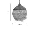 Plafonnier suspension luminaire 55x70 cm