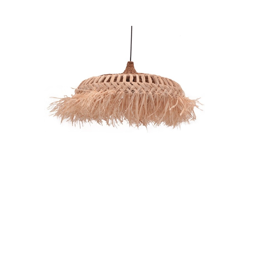 Plafonnier suspension luminaire en sisal 80x45 cm Plafonnier suspension luminaire en sisal 80x45 cm