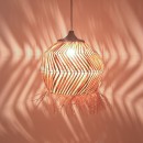 Plafonnier suspension luminaire en sisal 55x68 cm