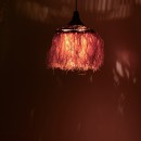 Plafonnier suspension luminaire en sisal 32x45 cm